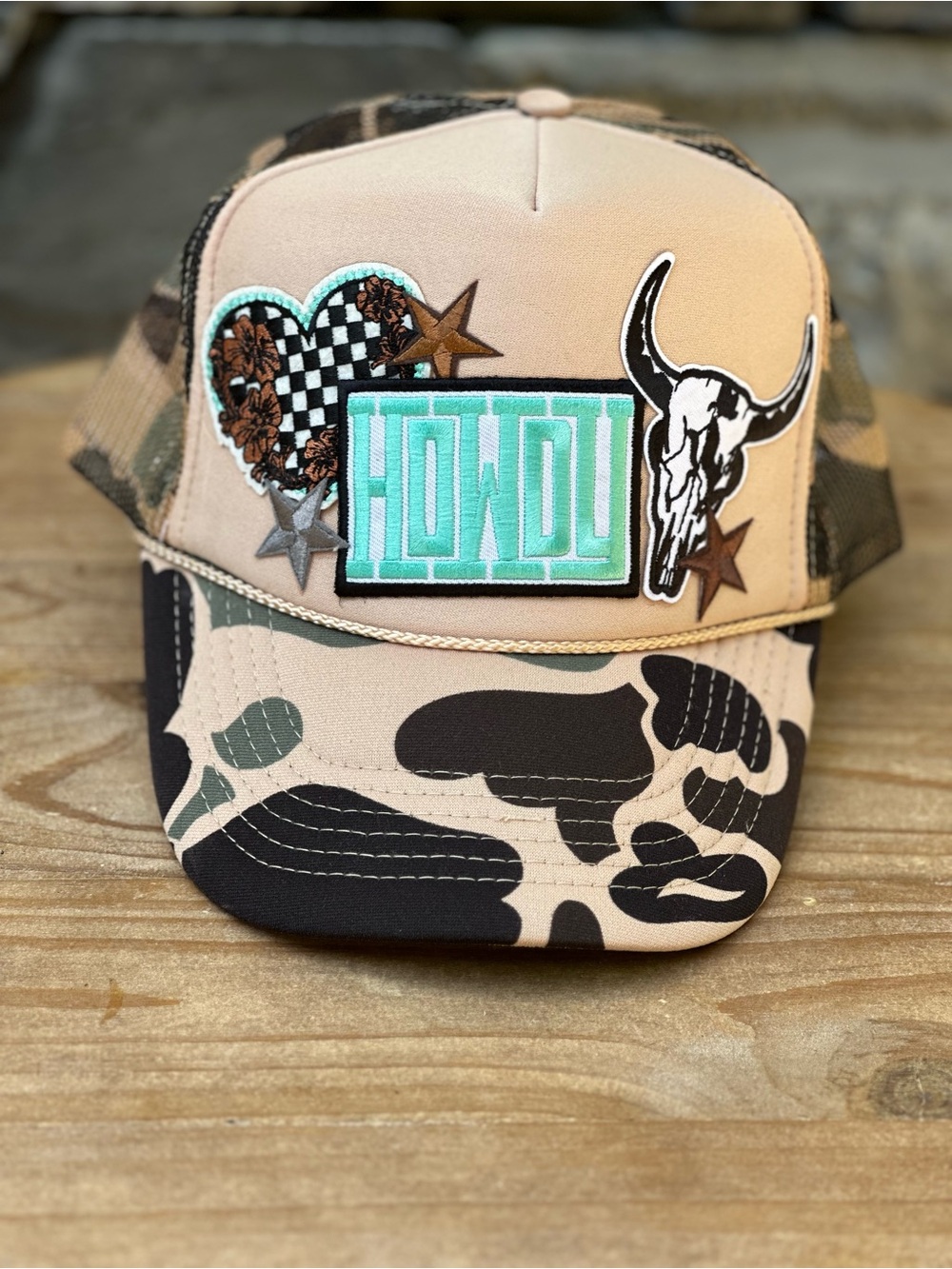 NEW Custom Trucker Hat camo